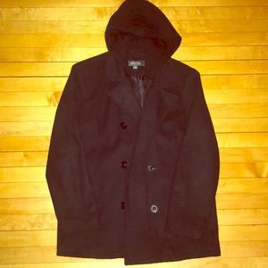 Kenneth Cole PeaCoat with Hood